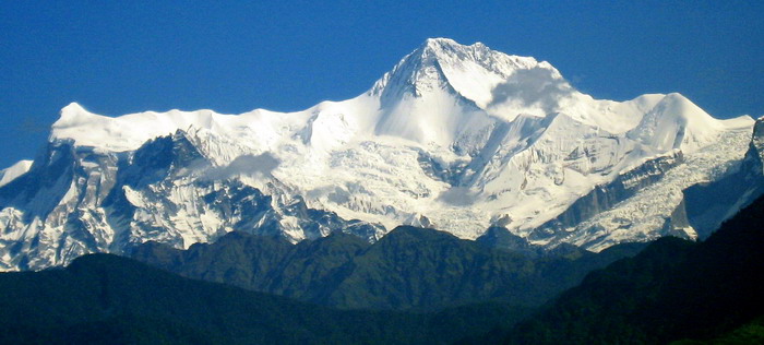 Annapurna South from Pokhara Nepal Annapurna South, himalayas